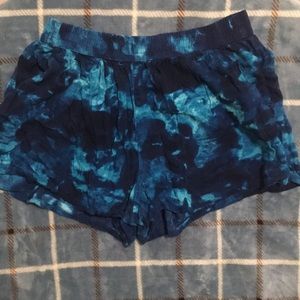 Mossimo Blue Tye-Dye Shorts Size Medium